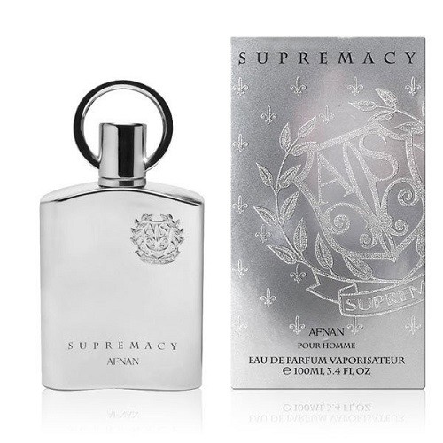 香水(男性用) Afnan Supremacy silver 100ml Afnan Supremacy Silver EDP For Men 100ml - Perfumes For Less NG