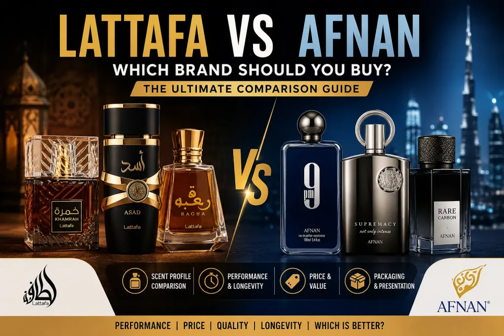 lattafa vs afnan: which perfume brand is better